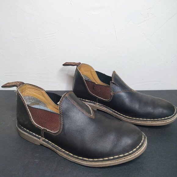 Blundstone Other - Blundstone Mens 260 Slip Ons Size 8.5 Dark Brown Leather Low Casual Gum Sole